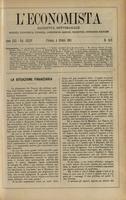 L'economista: gazzetta settimanale di scienza economica, finanza, commercio, banchi, ferrovie e degli interessi privati - A.30 (1903) n.1535, 4 ottobre