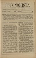 L'economista: gazzetta settimanale di scienza economica, finanza, commercio, banchi, ferrovie e degli interessi privati - A.31 (1904) n.1581, 21 agosto
