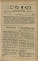 L'economista: gazzetta settimanale di scienza economica, finanza, commercio, banchi, ferrovie e degli interessi privati - A.30 (1903) n.1508, 29 marzo