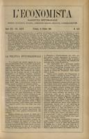 L'economista: gazzetta settimanale di scienza economica, finanza, commercio, banchi, ferrovie e degli interessi privati - A.30 (1903) n.1537, 18 ottobre