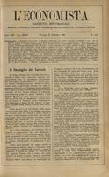 L'economista: gazzetta settimanale di scienza economica, finanza, commercio, banchi, ferrovie e degli interessi privati - A.30 (1903) n.1534, 27 settembre