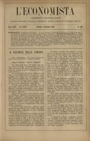 L'economista: gazzetta settimanale di scienza economica, finanza, commercio, banchi, ferrovie e degli interessi privati - A.31 (1904) n.1596, 4 dicembre