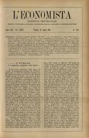 L'economista: gazzetta settimanale di scienza economica, finanza, commercio, banchi, ferrovie e degli interessi privati - A.30 (1903) n.1524, 19 luglio