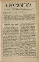 L'economista: gazzetta settimanale di scienza economica, finanza, commercio, banchi, ferrovie e degli interessi privati - A.31 (1904) n.1586, 25 settembre