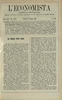 L'economista: gazzetta settimanale di scienza economica, finanza, commercio, banchi, ferrovie e degli interessi privati - A.31 (1904) n.1550, 17 gennaio