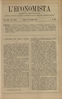 L'economista: gazzetta settimanale di scienza economica, finanza, commercio, banchi, ferrovie e degli interessi privati - A.31 (1904) n.1585, 18 settembre