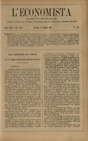 L'economista: gazzetta settimanale di scienza economica, finanza, commercio, banchi, ferrovie e degli interessi privati - A.31 (1904) n.1572, 19 giugno