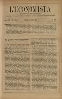 L'economista: gazzetta settimanale di scienza economica, finanza, commercio, banchi, ferrovie e degli interessi privati - A.31 (1904) n.1578, 31 luglio