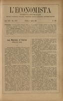 L'economista: gazzetta settimanale di scienza economica, finanza, commercio, banchi, ferrovie e degli interessi privati - A.31 (1904) n.1561, 3 aprile