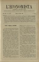 L'economista: gazzetta settimanale di scienza economica, finanza, commercio, banchi, ferrovie e degli interessi privati - A.31 (1904) n.1559, 20 marzo