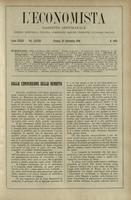 L'economista: gazzetta settimanale di scienza economica, finanza, commercio, banchi, ferrovie e degli interessi privati - A.33 (1906) n.1690, 23 settembre