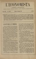 L'economista: gazzetta settimanale di scienza economica, finanza, commercio, banchi, ferrovie e degli interessi privati - A.32 (1905) n.1603, 22 gennaio