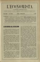 L'economista: gazzetta settimanale di scienza economica, finanza, commercio, banchi, ferrovie e degli interessi privati - A.33 (1906) n.1693, 14 ottobre