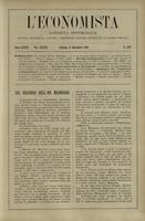 L'economista: gazzetta settimanale di scienza economica, finanza, commercio, banchi, ferrovie e degli interessi privati - A.33 (1906) n.1697, 11 novembre