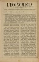 L'economista: gazzetta settimanale di scienza economica, finanza, commercio, banchi, ferrovie e degli interessi privati - A.32 (1905) n.1644, 5 novembre