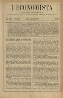 L'economista: gazzetta settimanale di scienza economica, finanza, commercio, banchi, ferrovie e degli interessi privati - A.32 (1905) n.1644, 5 novembre