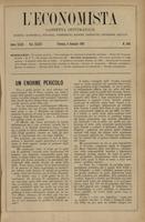 L'economista: gazzetta settimanale di scienza economica, finanza, commercio, banchi, ferrovie e degli interessi privati - A.32 (1905) n.1601, 8 gennaio