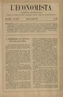 L'economista: gazzetta settimanale di scienza economica, finanza, commercio, banchi, ferrovie e degli interessi privati - A.32 (1905) n.1615, 16 aprile