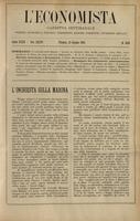 L'economista: gazzetta settimanale di scienza economica, finanza, commercio, banchi, ferrovie e degli interessi privati - A.32 (1905) n.1624, 18 giugno