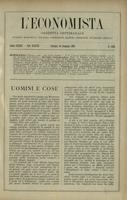 L'economista: gazzetta settimanale di scienza economica, finanza, commercio, banchi, ferrovie e degli interessi privati - A.33 (1906) n.1654, 14 gennaio