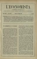 L'economista: gazzetta settimanale di scienza economica, finanza, commercio, banchi, ferrovie e degli interessi privati - A.33 (1906) n.1654, 14 gennaio