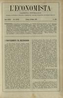 L'economista: gazzetta settimanale di scienza economica, finanza, commercio, banchi, ferrovie e degli interessi privati - A.33 (1906) n.1664, 25 marzo