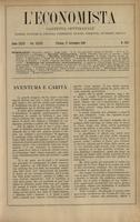 L'economista: gazzetta settimanale di scienza economica, finanza, commercio, banchi, ferrovie e degli interessi privati - A.32 (1905) n.1637, 17 settembre