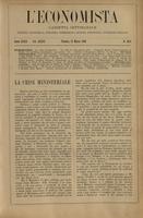 L'economista: gazzetta settimanale di scienza economica, finanza, commercio, banchi, ferrovie e degli interessi privati - A.32 (1905) n.1610, 12 marzo
