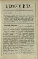 L'economista: gazzetta settimanale di scienza economica, finanza, commercio, banchi, ferrovie e degli interessi privati - A.33 (1906) n.1685, 19 agosto