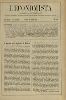 L'economista: gazzetta settimanale di scienza economica, finanza, commercio, banchi, ferrovie e degli interessi privati - A.34 (1907) n.1734, 28 luglio
