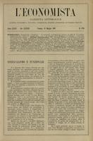L'economista: gazzetta settimanale di scienza economica, finanza, commercio, banchi, ferrovie e degli interessi privati - A.34 (1907) n.1724, 19 maggio