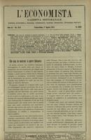 L'economista: gazzetta settimanale di scienza economica, finanza, commercio, banchi, ferrovie e degli interessi privati - A.40 (1913) n.2050, 17 agosto