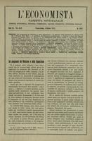 L'economista: gazzetta settimanale di scienza economica, finanza, commercio, banchi, ferrovie e degli interessi privati - A.40 (1913) n.2057, 5 ottobre