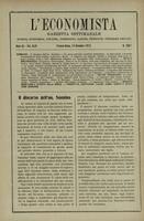 L'economista: gazzetta settimanale di scienza economica, finanza, commercio, banchi, ferrovie e degli interessi privati - A.40 (1913) n.2067, 14 dicembre