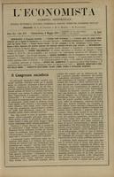 L'economista: gazzetta settimanale di scienza economica, finanza, commercio, banchi, ferrovie e degli interessi privati - A.41 (1914) n.2087, 3 maggio