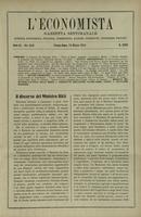 L'economista: gazzetta settimanale di scienza economica, finanza, commercio, banchi, ferrovie e degli interessi privati - A.40 (1913) n.2059, 19 ottobre