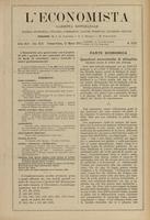 L'economista: gazzetta settimanale di scienza economica, finanza, commercio, banchi, ferrovie e degli interessi privati - A.42 (1915) n.2133, 21 marzo