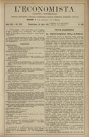 L'economista: gazzetta settimanale di scienza economica, finanza, commercio, banchi, ferrovie e degli interessi privati - A.42 (1915) n.2151, 25 luglio