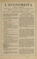 L'economista: gazzetta settimanale di scienza economica, finanza, commercio, banchi, ferrovie e degli interessi privati - A.42 (1915) n.2123, 10 gennaio