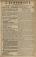 L'economista: gazzetta settimanale di scienza economica, finanza, commercio, banchi, ferrovie e degli interessi privati - A.44 (1917) n.2260, 26 agosto
