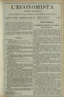 L'economista: gazzetta settimanale di scienza economica, finanza, commercio, banchi, ferrovie e degli interessi privati - A.43 (1916) n.2217, 29 ottobre