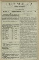 L'economista: gazzetta settimanale di scienza economica, finanza, commercio, banchi, ferrovie e degli interessi privati - A.45 (1918) n.2322, 3 novembre