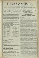 L'economista: gazzetta settimanale di scienza economica, finanza, commercio, banchi, ferrovie e degli interessi privati - A.45 (1918) n.2305, 7 luglio
