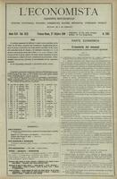 L'economista: gazzetta settimanale di scienza economica, finanza, commercio, banchi, ferrovie e degli interessi privati - A.45 (1918) n.2321, 27 ottobre