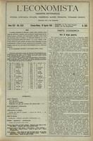 L'economista: gazzetta settimanale di scienza economica, finanza, commercio, banchi, ferrovie e degli interessi privati - A.45 (1918) n.2311, 18 agosto