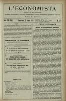 L'economista: gazzetta settimanale di scienza economica, finanza, commercio, banchi, ferrovie e degli interessi privati - A.46 (1919) n.2373, 26 ottobre