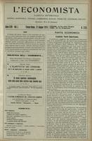 L'economista: gazzetta settimanale di scienza economica, finanza, commercio, banchi, ferrovie e degli interessi privati - A.46 (1919) n.2355, 22 giugno
