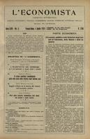 L'economista: gazzetta settimanale di scienza economica, finanza, commercio, banchi, ferrovie e degli interessi privati - A.47 (1920) n.2396, 4 aprile