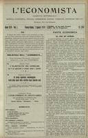 L'economista: gazzetta settimanale di scienza economica, finanza, commercio, banchi, ferrovie e degli interessi privati - A.46 (1919) n.2361, 3 agosto