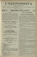 L'economista: gazzetta settimanale di scienza economica, finanza, commercio, banchi, ferrovie e degli interessi privati - A.46 (1919) n.2353, 8 giugno